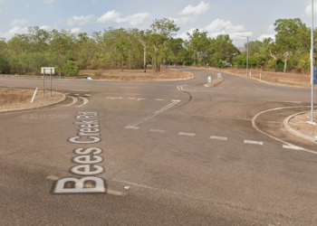 Bees Creek Road and Stuart Highway intersection