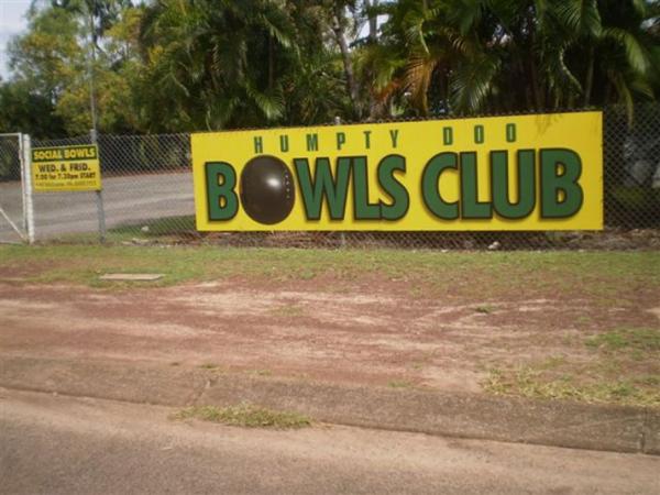 Humpty Doo Bowls Club entrance