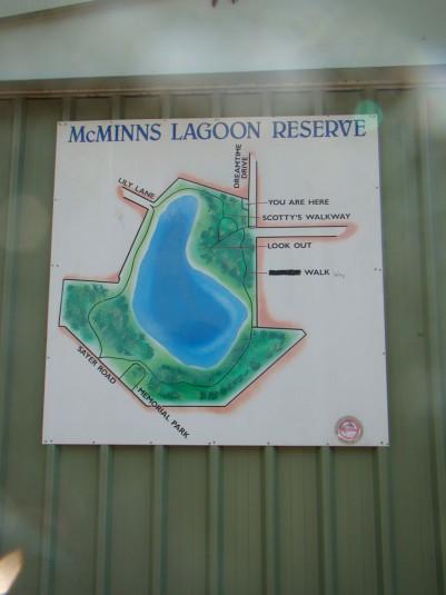 Map Drawing of McMinns Lagoon Recreation Reserve
