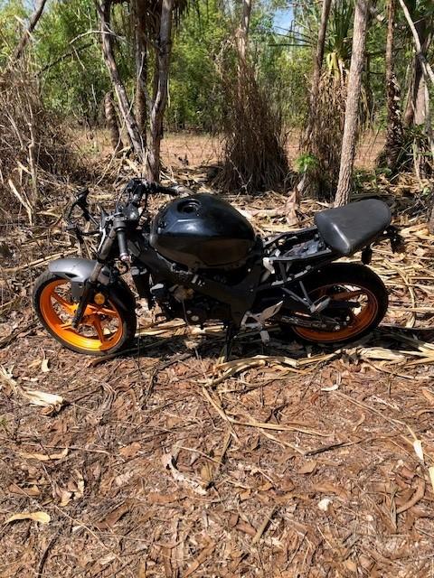 ABANDONED VEHICLE - Motorbike