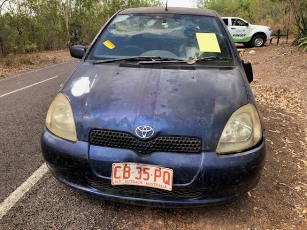 Abandoned vehicle - Toyota Echo