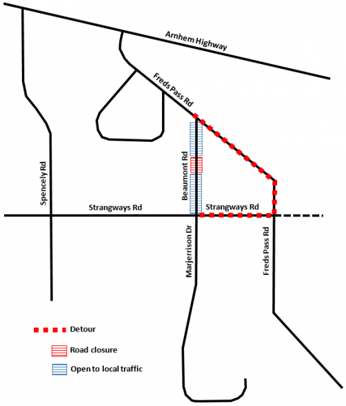 Beaumont Road Closure - August 2017