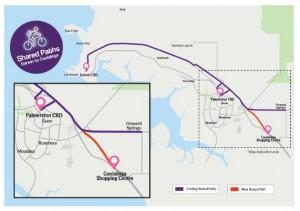 Howard Springs to Coolalinga Shared Path Map