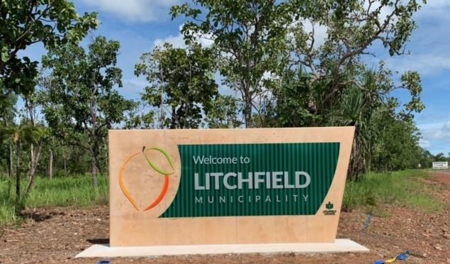 Stuart Highway Entrance Sign