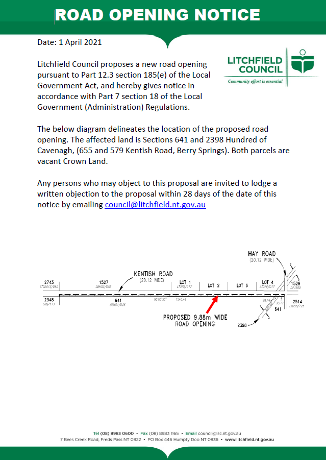 Public notice