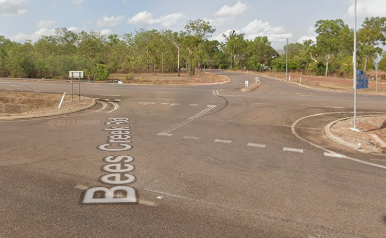 Bees Creek Road and Stuart Highway intersection